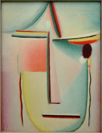 Abstract hoofd: Lot door Alexej von Jawlensky